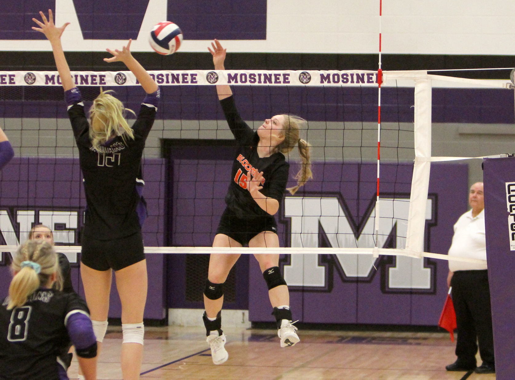 Bloomer volleyball at Mosinee 11-2-19